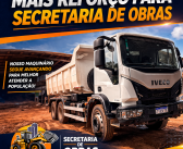 Mais reforço chegando para as obras!